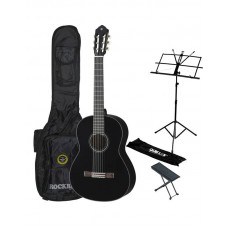Yamaha C40 II Black Κλασική Κιθάρα 4/4 με Θήκη, Αναλόγιο & Υποπόδιο (Bundle Set)