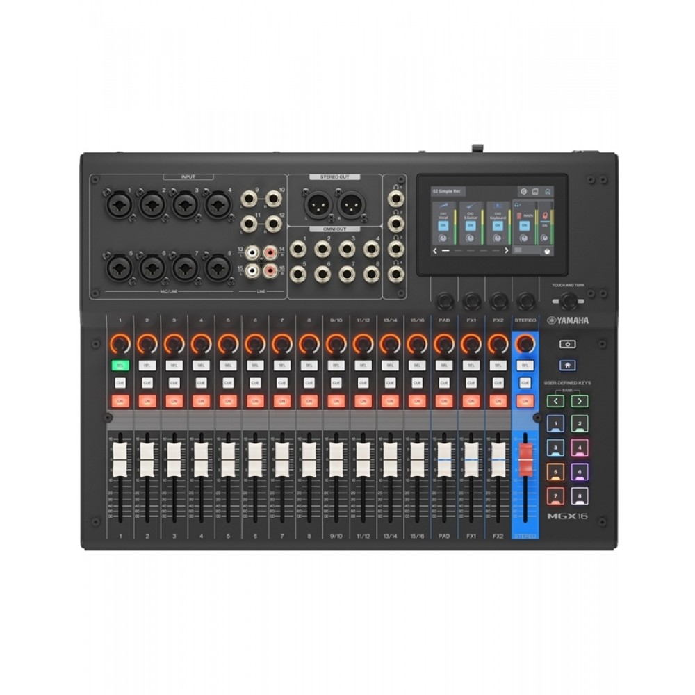 YAMAHA MGX16 Black Ψηφιακή Κονσόλα Μίξης