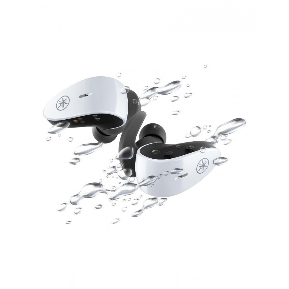 YAMAHA TW-ES5A White Ακουστικά Sport in ear με Μικρόφωνο Bluetooth