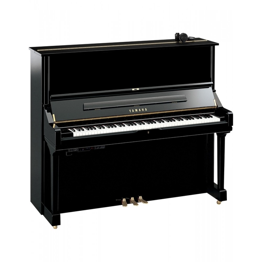 YAMAHA  U3 SH3 PE Silent Όρθιο Πιάνο Μαύρο Γυαλιστερό