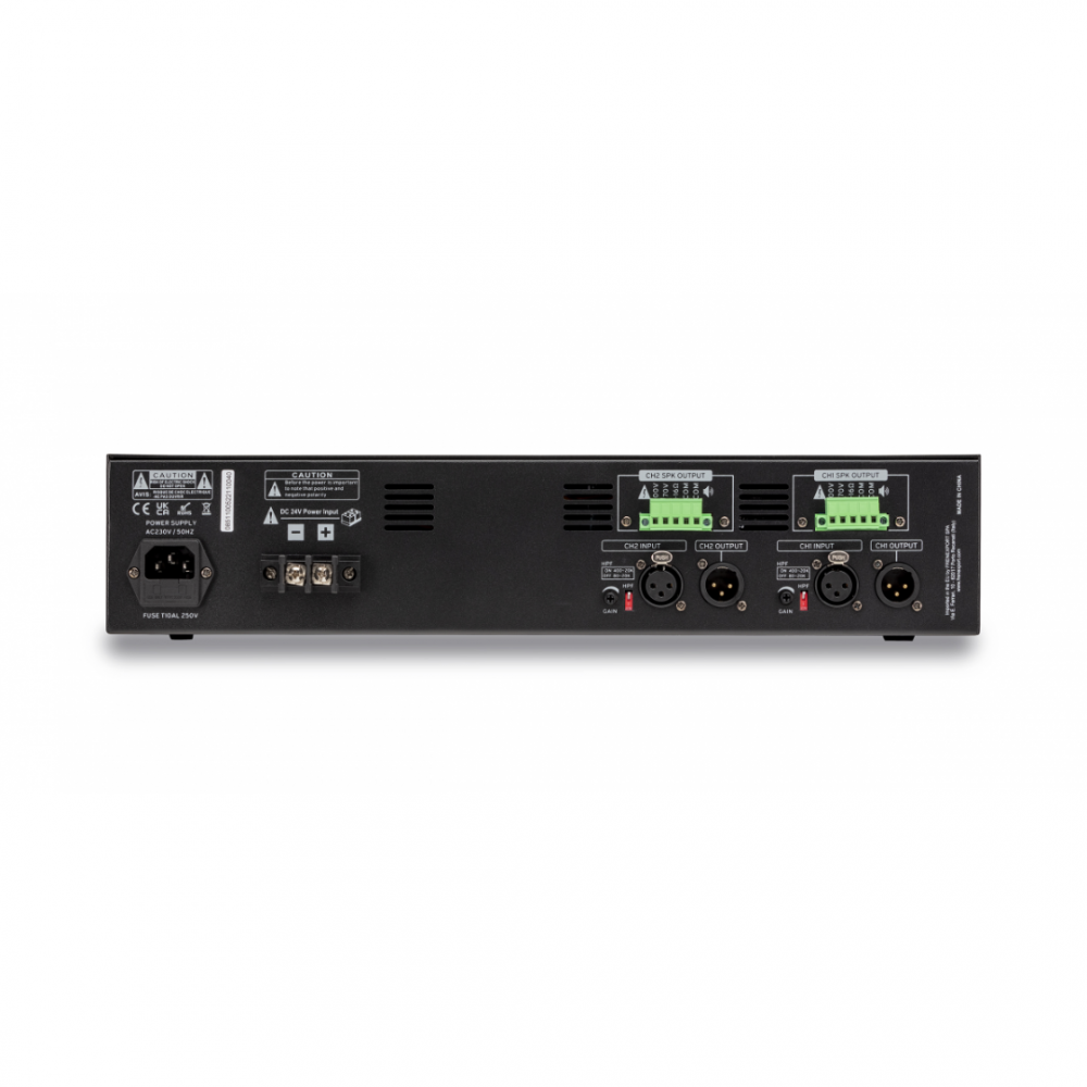 HELVIA ZEUS 2240CA | Τελικός Ενισχυτής 2x240W 100V/4Ω HELVIA ZEUS 2240CA | Τελικός Ενισχυτής 2x240W 100V/4Ω