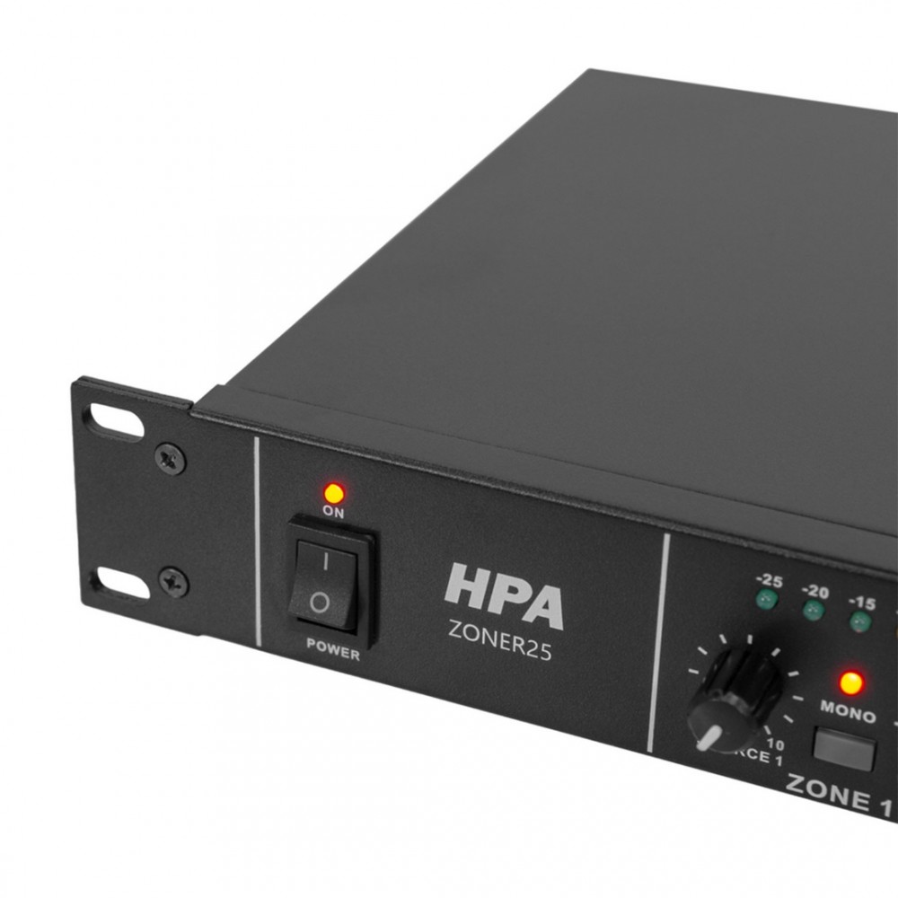 HPA ZONER25 | Matrix Mixer με 5 Stereo Zώνες HPA ZONER25 | Matrix Mixer με 5 Stereo Zώνες
