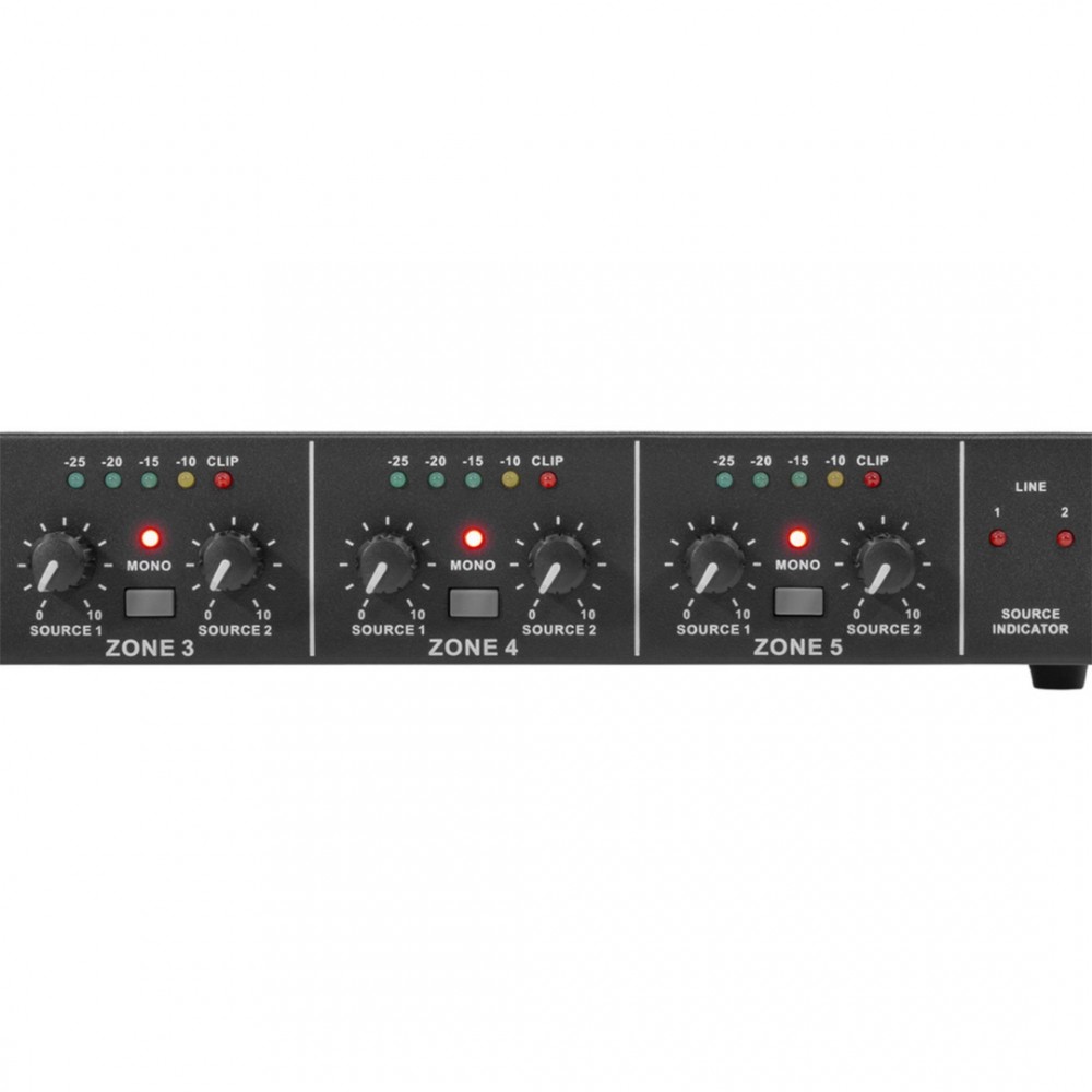 HPA ZONER25 | Matrix Mixer με 5 Stereo Zώνες HPA ZONER25 | Matrix Mixer με 5 Stereo Zώνες