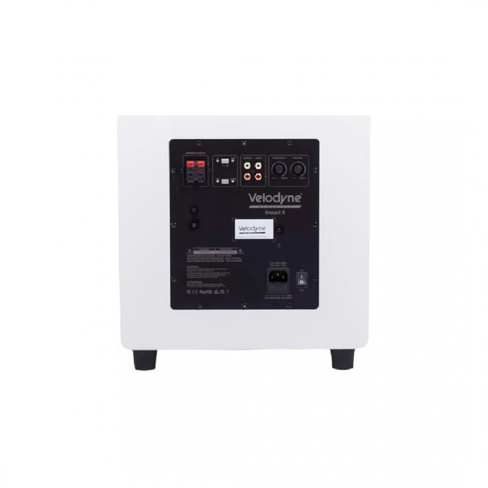 Velodyne Acoustics Impact X10 Active Subwoofer 10'' White Velodyne Acoustics Impact X10 Active Subwoofer 10'' White