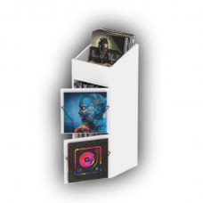 Glorious Record Box Display Door White