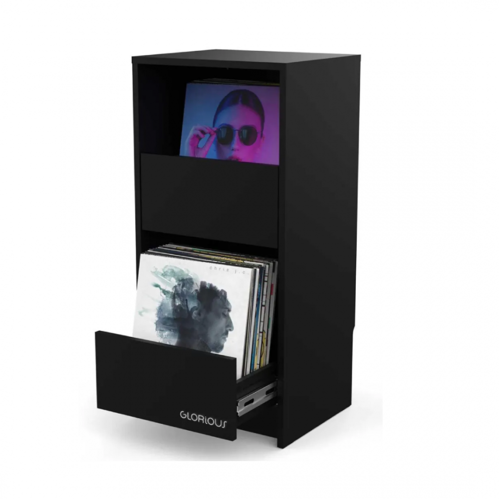 Glorious Vinyl Vault Έπιπλο Αποθήκευσης Βινυλίων - Μαύρο