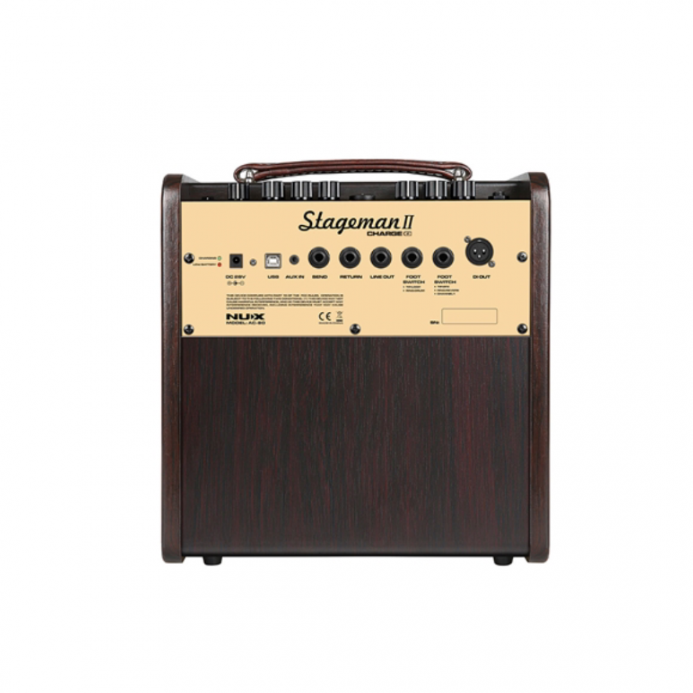 NUX AC-80 Stageman II Charge Ενισχυτής Ακουστικών Οργάνων - Φωνής 80 Watt