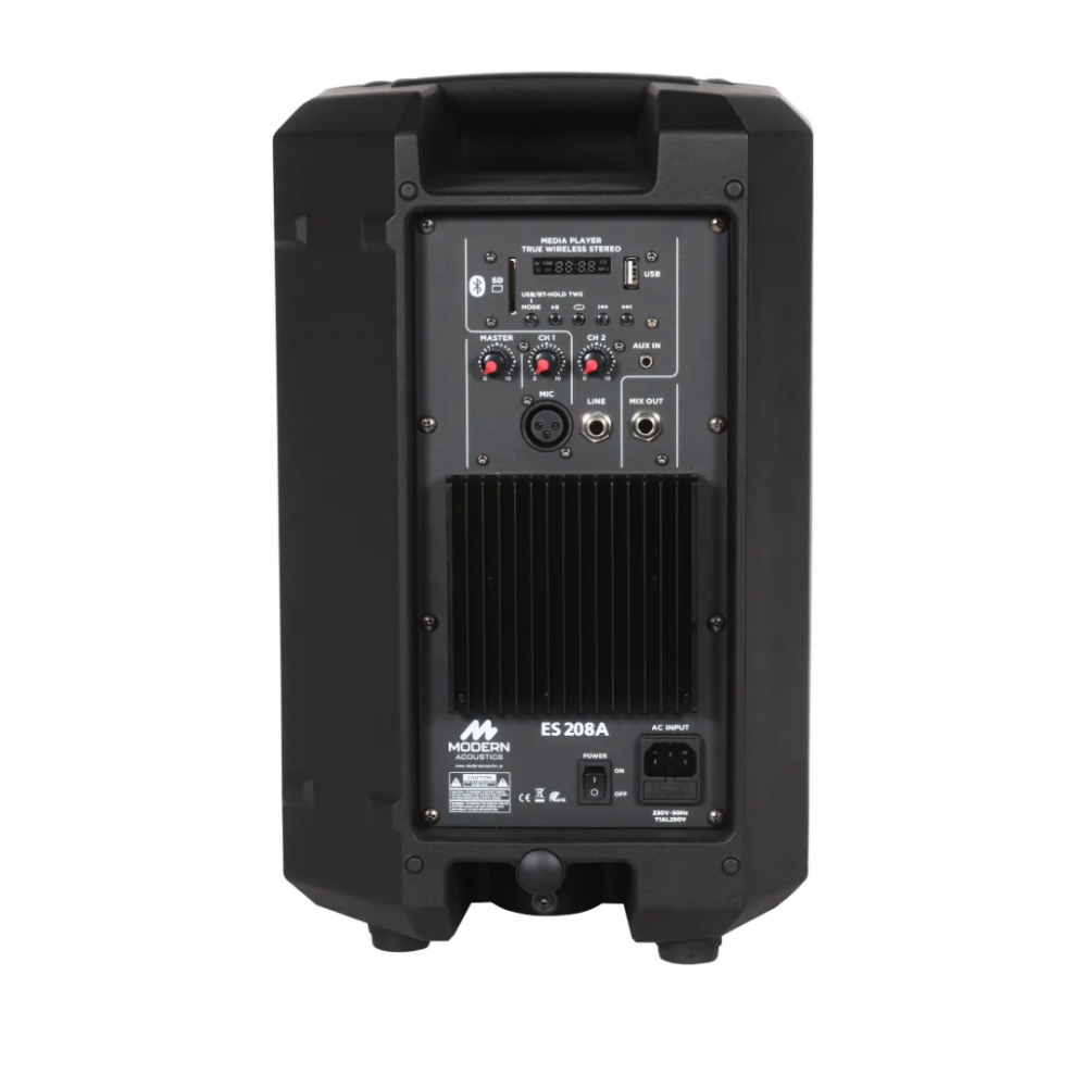 Modern Acoustics ES208A Αυτοενισχυόμενο Ηχείο με Bluetooth - Μαύρο Modern Acoustics ES208A Αυτοενισχυόμενο Ηχείο με Bluetooth - Μαύρο