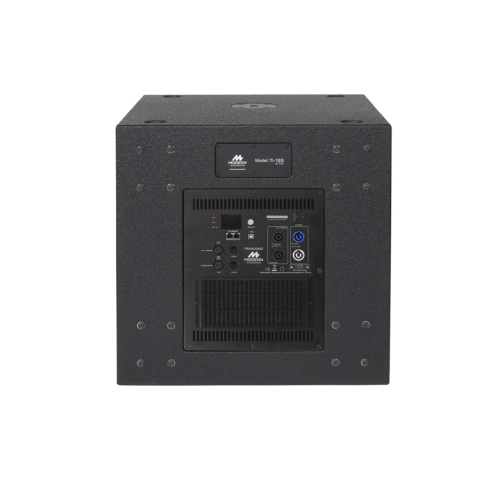 Modern Acoustics Ti-18SA Αυτοενισχυόμενο Subwoofer - Μαύρο Modern Acoustics Ti-18SA Αυτοενισχυόμενο Subwoofer - Μαύρο