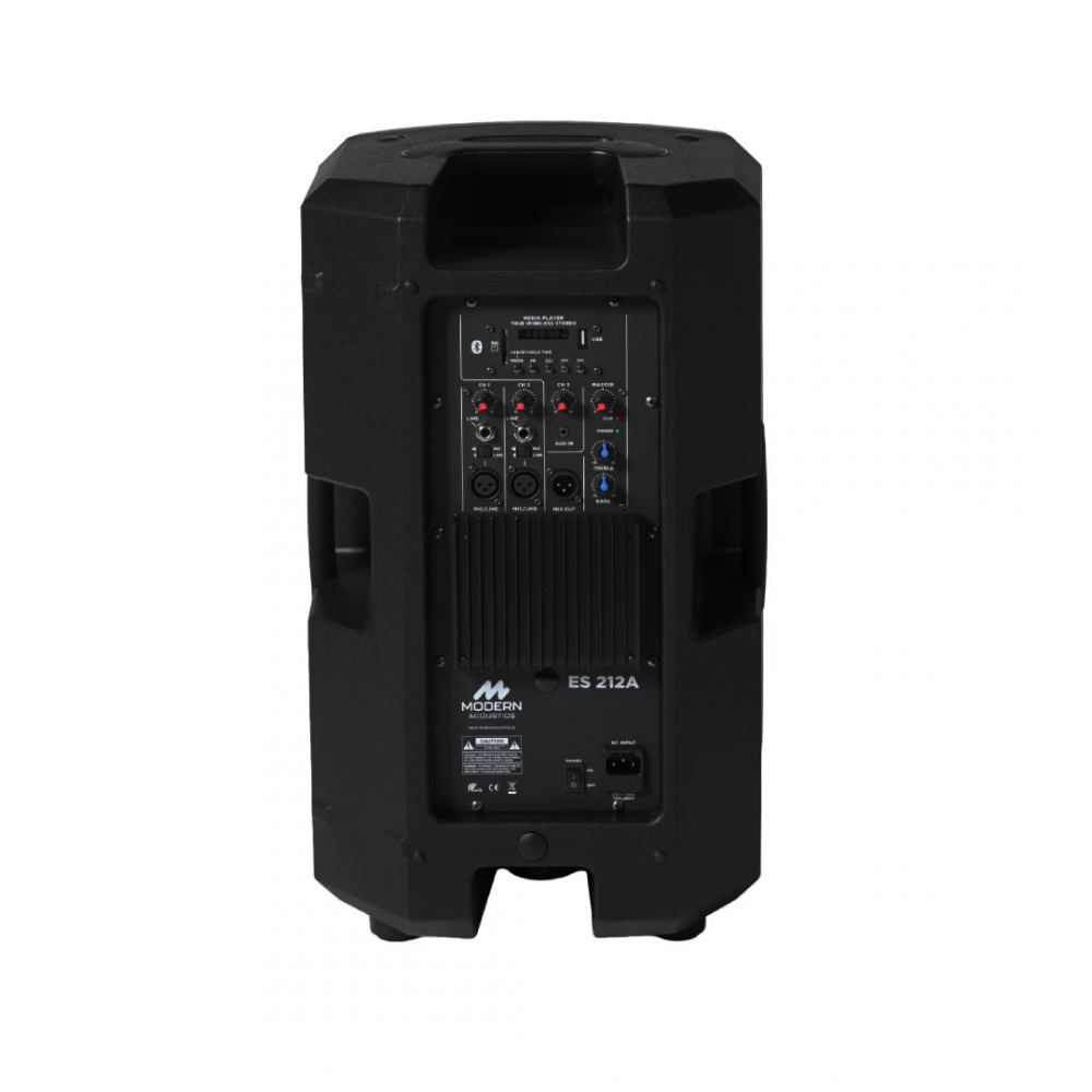 Modern Acoustics ES212A MP3 BT Αυτοενισχυόμενο Ηχείο με Bluetooth - Μαύρο Modern Acoustics ES212A MP3 BT Αυτοενισχυόμενο Ηχείο με Bluetooth - Μαύρο