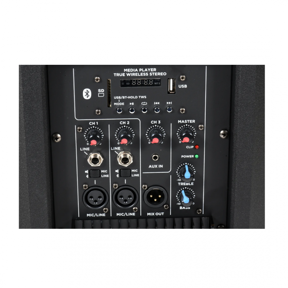 Modern Acoustics ES212A MP3 BT Αυτοενισχυόμενο Ηχείο με Bluetooth - Μαύρο Modern Acoustics ES212A MP3 BT Αυτοενισχυόμενο Ηχείο με Bluetooth - Μαύρο