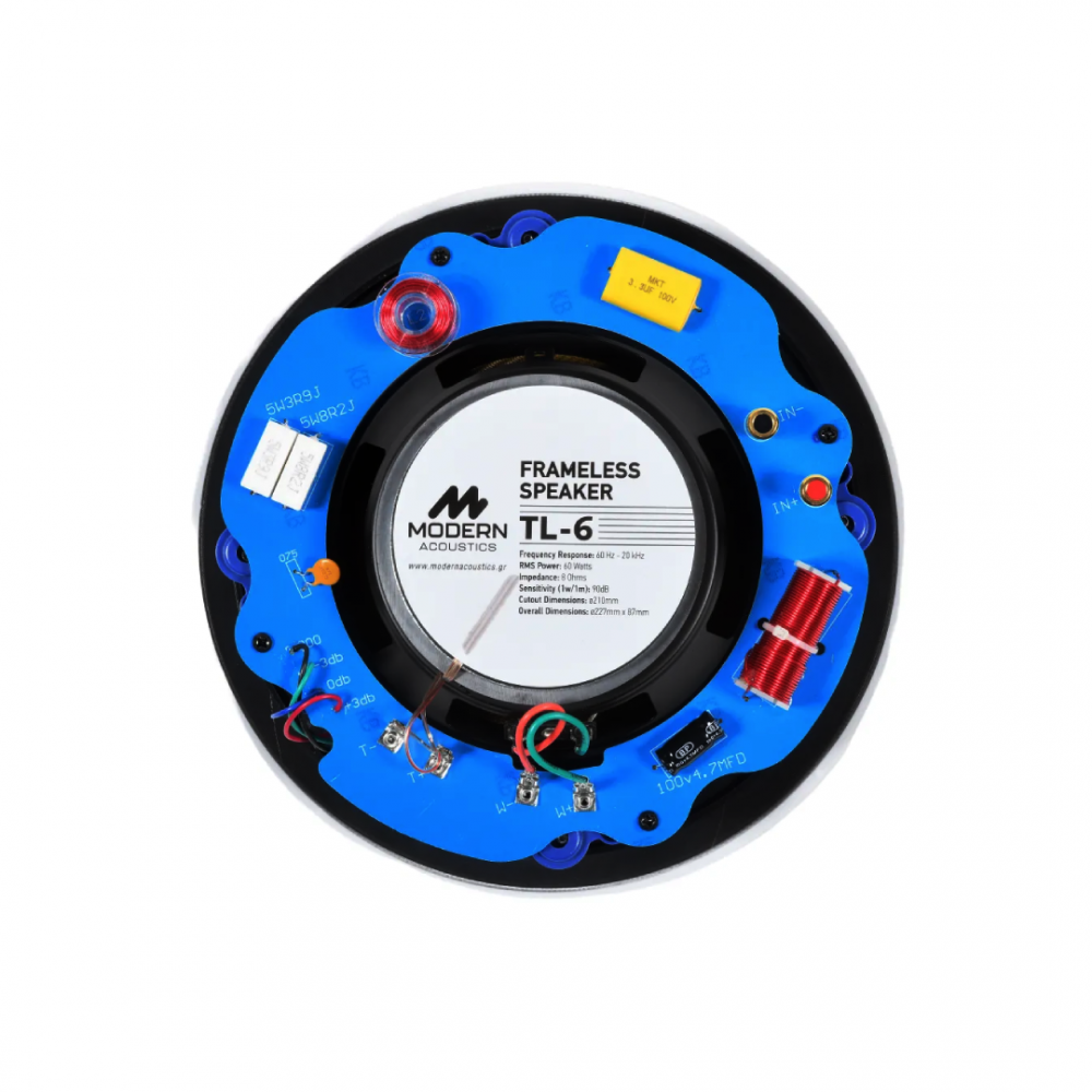 Modern Acoustics TL-6 Ηχείο ψευδοροφής χωρίς πλαίσιο Modern Acoustics TL-6 Ηχείο ψευδοροφής χωρίς πλαίσιο