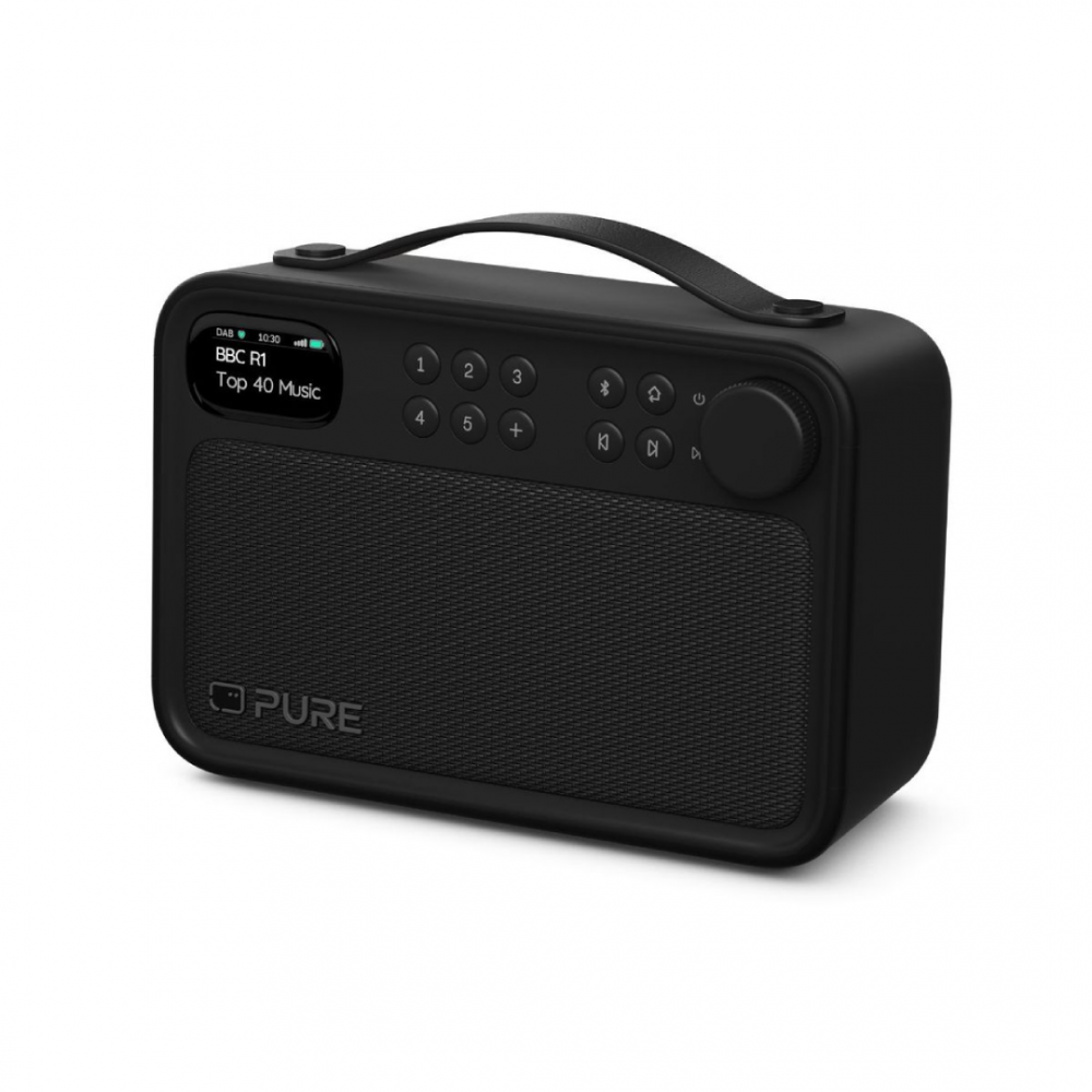PURE Bloom Black Φορητό Αδιάβροχο Ραδιόφωνο με FM/DAB+ και Bluetooth