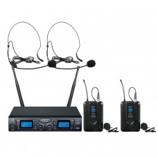 ZZiPP TXZZ624 | Σετ 2x Μικρόφωνα Πέτου/Κεφαλής, 2x Bodypack & Διπλός Δέκτης 16 Καναλιών ZZiPP TXZZ624 | Σετ 2x Μικρόφωνα Πέτου/Κεφαλής, 2x Bodypack & Διπλός Δέκτης 16 Καναλιών