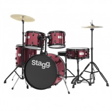 STAGG TIM120B WR Ακουστικό Drum Set με Πιατίνια STAGG TIM120B WR Ακουστικό Drum Set με Πιατίνια