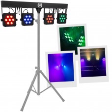 MAC MAH KOLOR-BAR | Μπάρα Φωτισμού Led με 4 Προβολείς RGBW