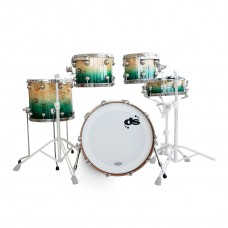 REBEL CUSTOM EXOTIC MAPA BURL TO GREEN FADE ds DRUM REBEL CUSTOM EXOTIC MAPA BURL TO GREEN FADE ds DRUM