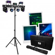 MAC MAH MOVING-FX BAR | Μπάρα Φωτισμού με 2x Derby Εffect, 4x Led Par RGBWAP, UV light