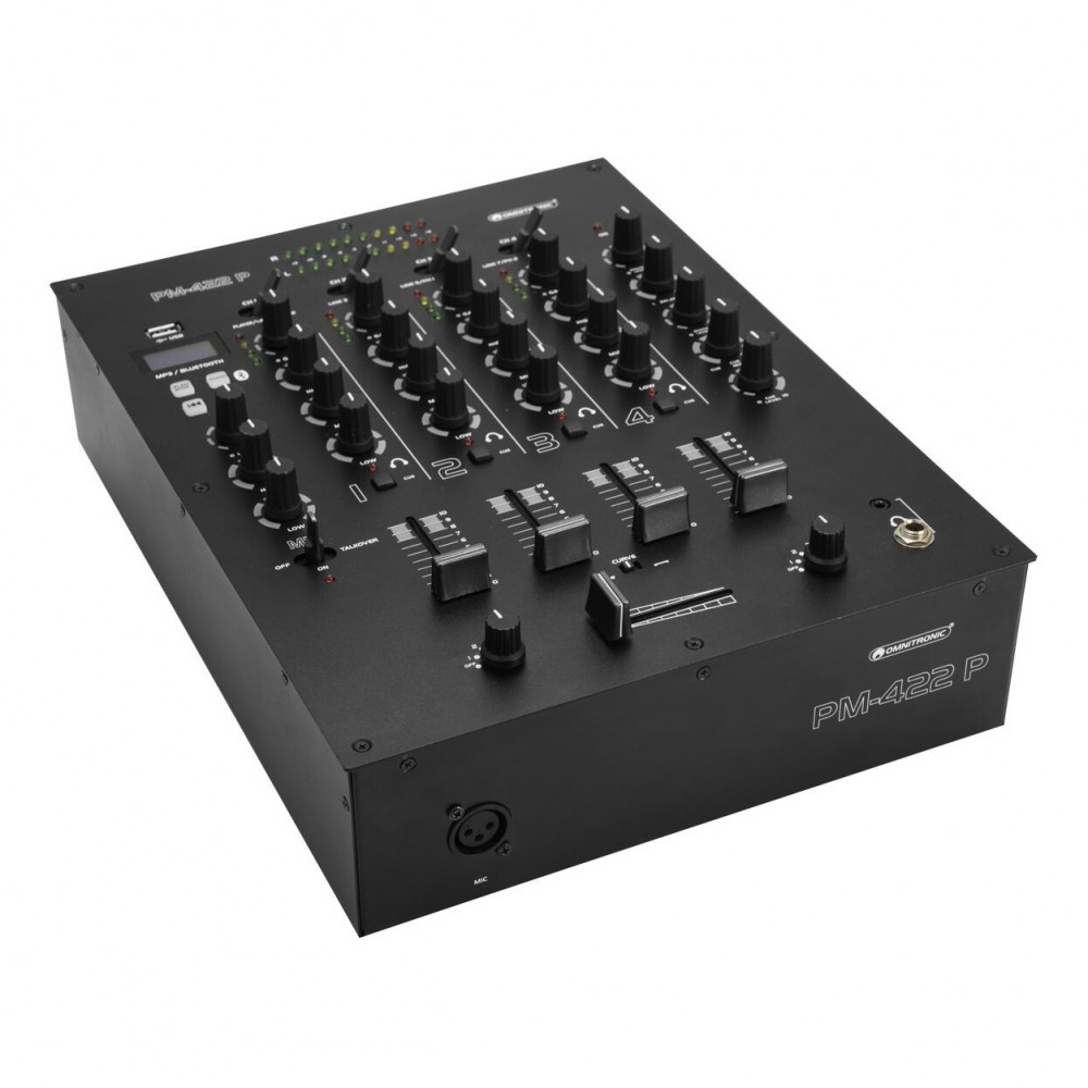 OMNITRONIC PM422P | Mini Μίκτης DJ 4x Καναλιών με Bluetooth & USB OMNITRONIC PM422P | Mini Μίκτης DJ 4x Καναλιών με Bluetooth & USB