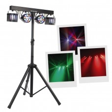 BOOMTONE DJ PARTY BAR DERBY | Μπάρα Φωτισμού με 2x RGBW Led και 2x Nano Derby 12W