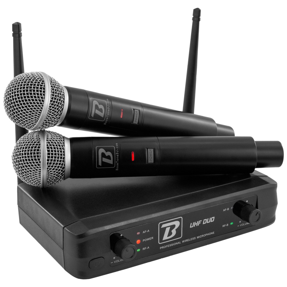 BOOMTONE DJ UHF DUO | Σετ Ασύρματα Μικρόφωνα Χειρός, 2τμχ BOOMTONE DJ UHF DUO | Σετ Ασύρματα Μικρόφωνα Χειρός, 2τμχ