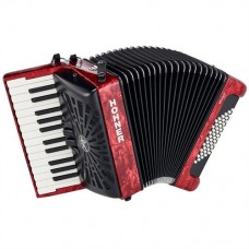 HOHNER Bravo II 48  Silent Κey Kόκκινο  Ακκορντεόν