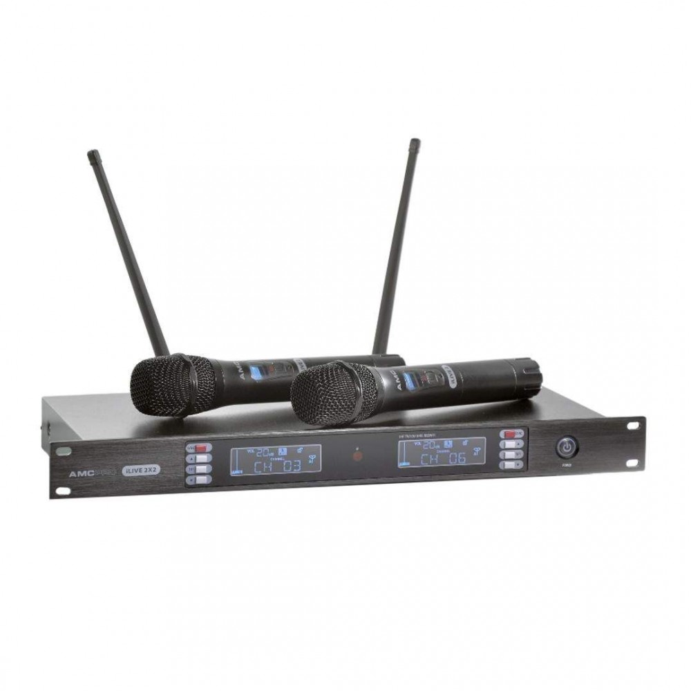 AMC iLive 2X2 Διπλό Ασύρματο σύστημα UHF AMC iLive 2X2 Διπλό Ασύρματο σύστημα UHF