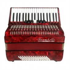 BRANDELLI 80B II Pearl Red Ακκορντεόν Kόκκινο BRANDELLI 80B II Pearl Red Ακκορντεόν Kόκκινο