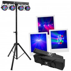 BOOMTONE DJ PARTYBAR CRYSTAL MKII | Μπάρα 4xRGBW Led με Τρίποδο Στήριξης BOOMTONE DJ PARTYBAR CRYSTAL MKII | Μπάρα 4xRGBW Led με Τρίποδο Στήριξης