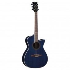NXTA100CE SEE THROUGH BLUE EKO GUITARS