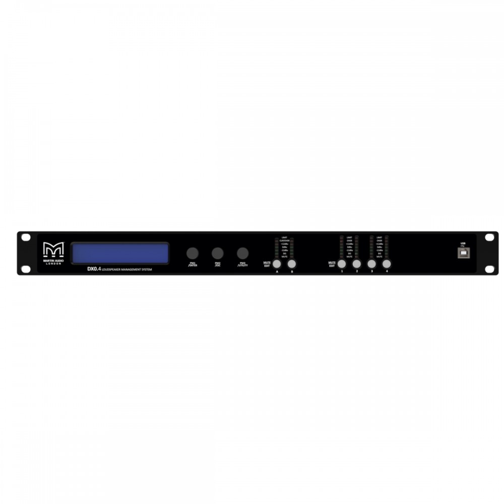 MARTIN AUDIO DX0.4 Speaker controller 2 in / 4 out MARTIN AUDIO DX0.4 Speaker controller 2 in / 4 out