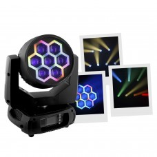 EVOLITE EVOWASH 740Z STRIP | Κινούμενη Κεφαλή Wash 7x40w RGBW Leds EVOLITE EVOWASH 740Z STRIP | Κινούμενη Κεφαλή Wash 7x40w RGBW Leds