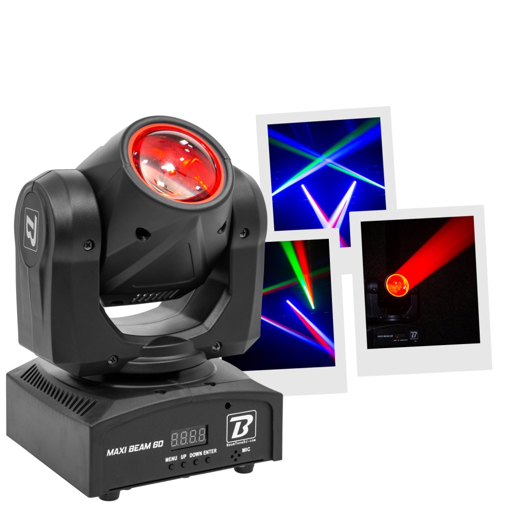 BOOMTONE DJ MAXIBEAM 60 | Κινούμενη Κεφαλή LED Beam 60W