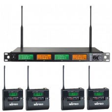 MIPRO ACT545T UHF 620-644 MHz | Σετ 4x Πομποί Bodypack ACT500T & Δέκτης ACT545 MIPRO ACT545T UHF 620-644 MHz | Σετ 4x Πομποί Bodypack ACT500T & Δέκτης ACT545