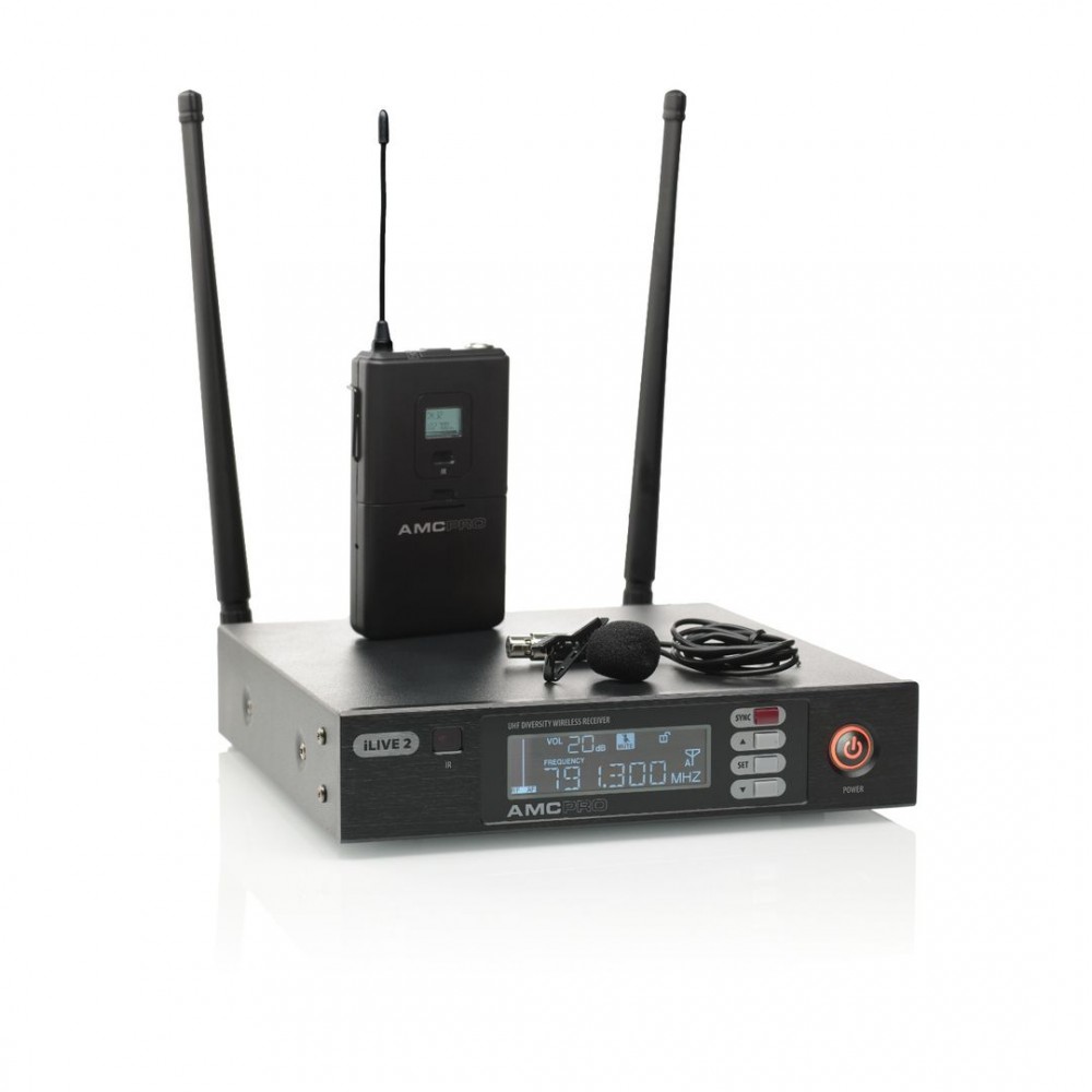 AMC iLive 2 Lavalier Ασύρματο σύστημα UHF AMC iLive 2 Lavalier Ασύρματο σύστημα UHF
