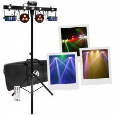 MAC MAH MULTI FX BAR | Μπάρα Εφέ Φωτισμού με 2 Derby Εffect και 2 Led Par RGB-UV