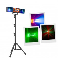BOOMTONE DJ TWIN DERBY | Μπάρα με 6x4W RGBW Derby Led & 2x3W RGB Wash Led BOOMTONE DJ TWIN DERBY | Μπάρα με 6x4W RGBW Derby Led & 2x3W RGB Wash Led