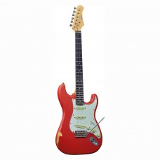 S300 RELIC FIESTA RED EKO GUITARS