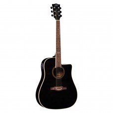 NXTD100CE SEETHROUGH BLACK EKO GUITARS