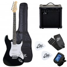EKO GUITARS EG11 BLACK PACK | Σετ Ηλεκτρικής Κιθάρας Τύπου Stratocaster, Μαύρη