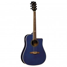NXTD100CE SEETHROUGH BLUE EKO GUITARS