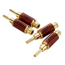 Dali Golden Banana Plugs (4 pcs in plastic bag)