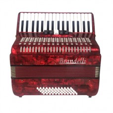 BRANDELLI 60B II Pearl Red Ακκορντεόν Kόκκινο BRANDELLI 60B II Pearl Red Ακκορντεόν Kόκκινο