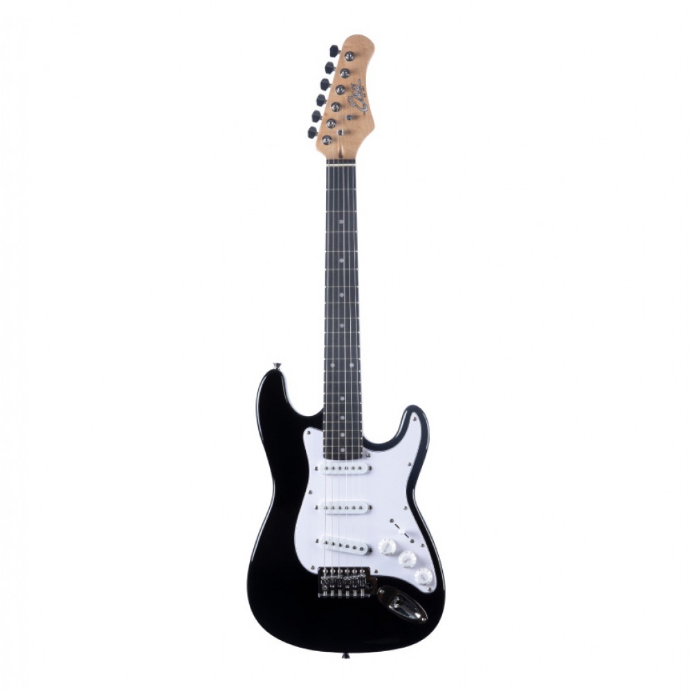 EKO GUITARS ST100 3/4 BLACK | Ηλεκτρική Κιθάρα 3/4 Τύπου Stratocaster, Μαύρη