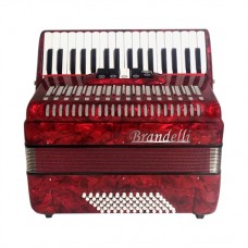 BRANDELLI 48B II Pearl Red Ακκορντεόν Kόκκινο BRANDELLI 48B II Pearl Red Ακκορντεόν Kόκκινο