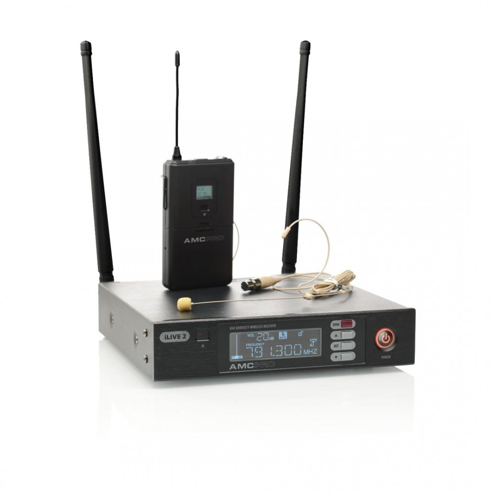 AMC iLive 2 Headset Ασύρματο σύστημα UHF AMC iLive 2 Headset Ασύρματο σύστημα UHF